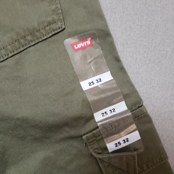 NWT Levi's Womens '94 Army green Baggy Cargo Size 25 - Picture 7 of 14